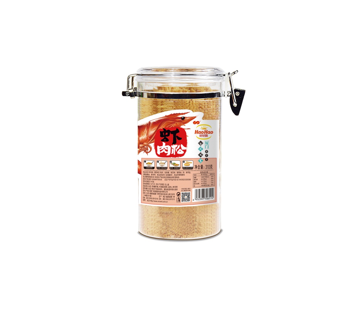 310克精品罐裝肉松-蝦肉松